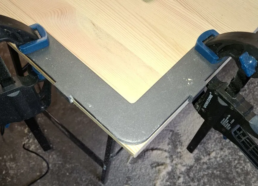 Khuôn phay bán kính cho máy phay cầm tay (Frässchablone für Einhandfräse) - Image 3