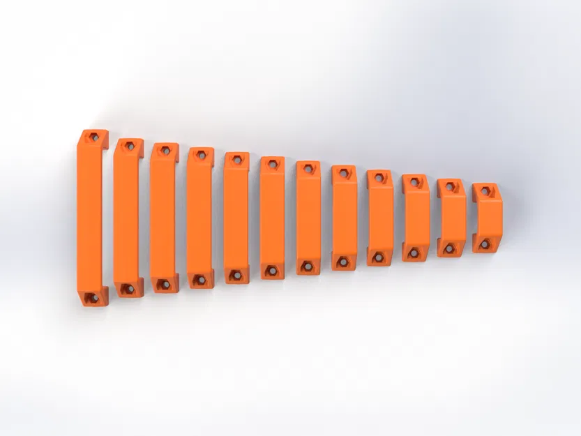 Tay nắm đơn giản – 12 kích thước | Tay nắm cho vít M6 - Image 8