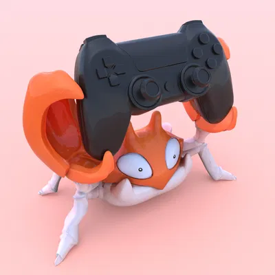 098 Krabby – Kệ đỡ controller Playstation (Pokemon) – STL
