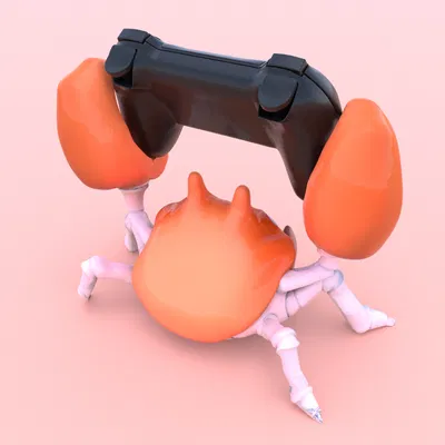 098 Krabby – Kệ đỡ controller Playstation (Pokemon) – STL