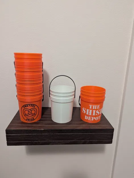 Xô Trendy In 3D (Trendy 3D Printable Bucket) - Image 1