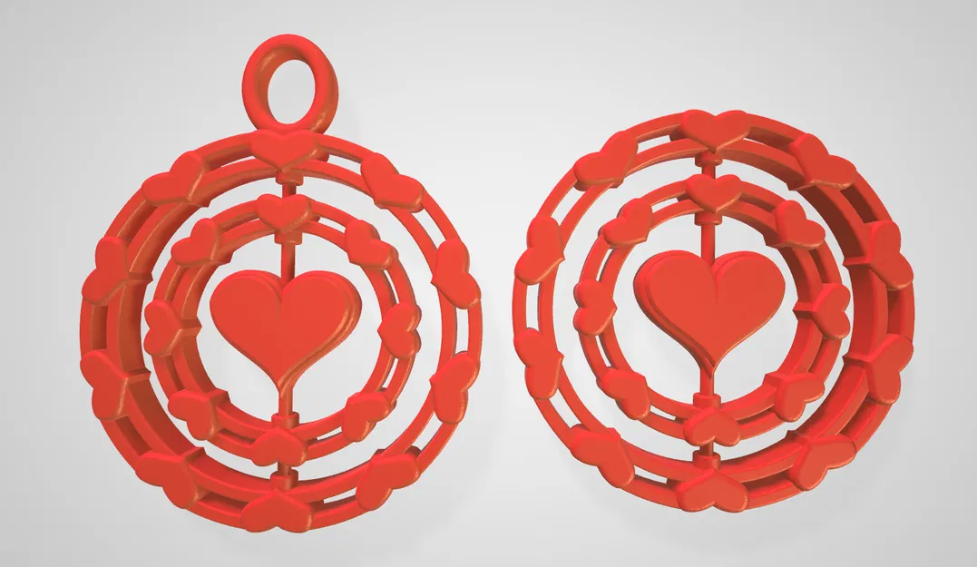 Kinetic Heart Orbit – Trái Tim Kinetic Dạng Gyroscope - Image 2