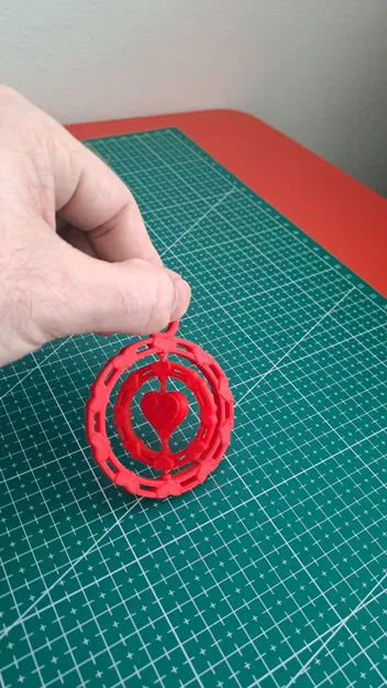 Kinetic Heart Orbit – Trái Tim Kinetic Dạng Gyroscope - Image 5