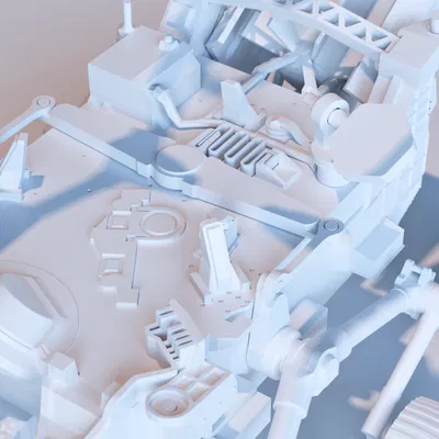 Mars Rover: Perseverance (Articulated) – Mô hình rover Perseverance khớp cử động