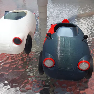 Xe điện DIY in 3D Jellybean3D tỷ lệ 1/10