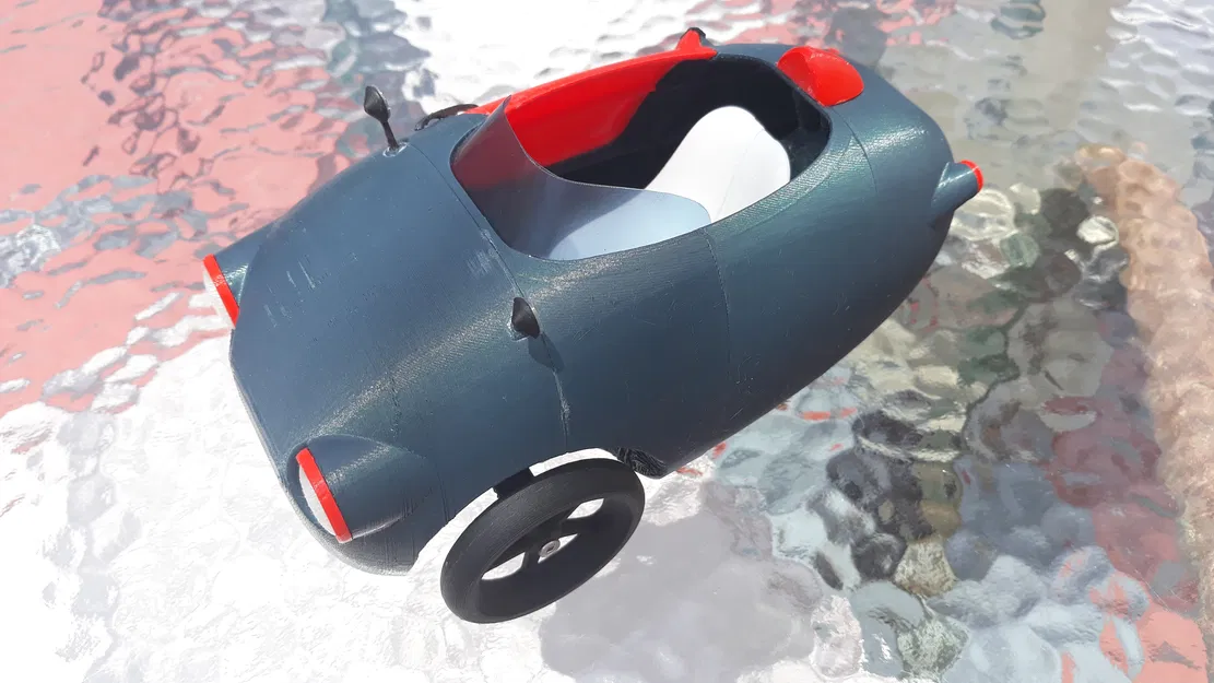 Xe điện DIY in 3D Jellybean3D tỷ lệ 1/10 - Image 3