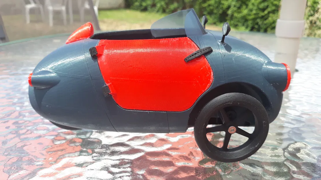 Xe điện DIY in 3D Jellybean3D tỷ lệ 1/10 - Image 4