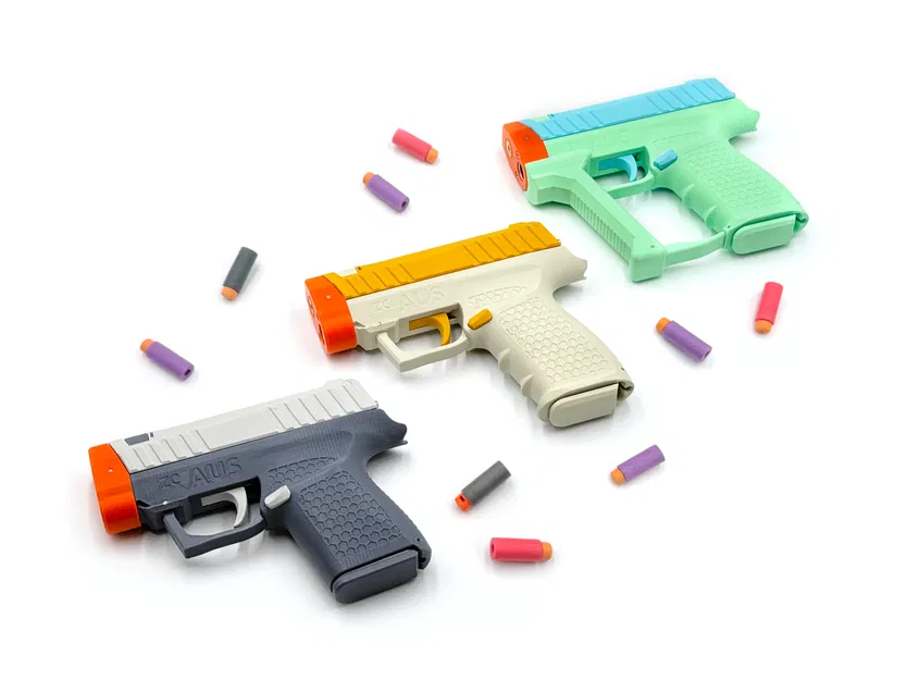 Zc Aus - Pistol Nerf Foam Dart Siêu Gọn Mạnh - Tối đa 170FPS - Image 1