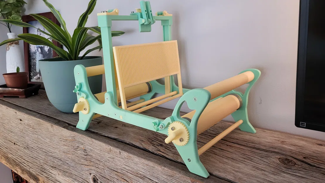 Fall is looming !! The weaving loom – Khung cửi dệt để bàn - Image 1