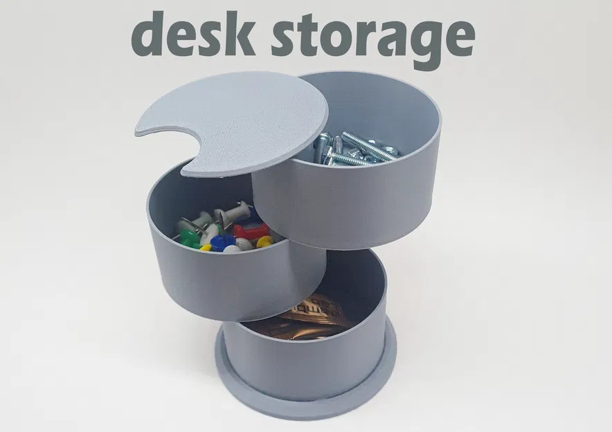 Tháp lưu trữ Modular Desk Storage cho bàn làm việc - Image 1