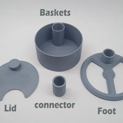 Tháp lưu trữ Modular Desk Storage cho bàn làm việc