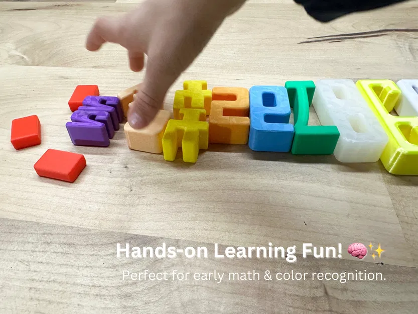 Khối Số Học Toán – Đồ Chơi Giáo Dục Đếm & Xếp Chồng Cho Bé - Image 2