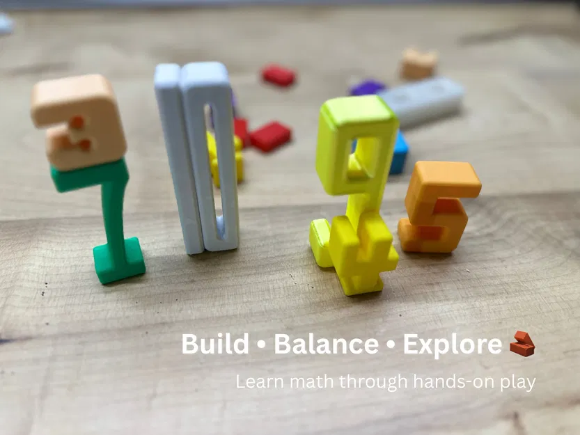 Khối Số Học Toán – Đồ Chơi Giáo Dục Đếm & Xếp Chồng Cho Bé - Image 4