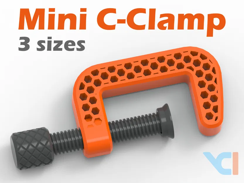 Mini C-Clamp mini – 3 kích cỡ - Image 1