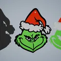 Mẫu Grinch 2D Treo Được - Snap-Fit (Nhiều Phần) - Thumbnail 2