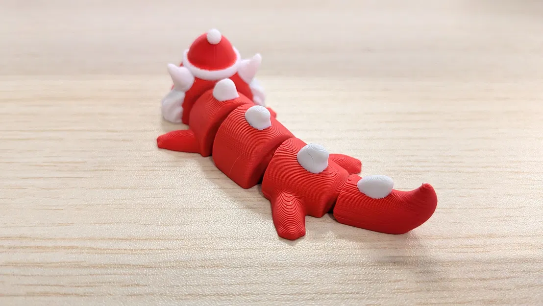 Santa Dragon - Figure móc khóa khớp nối (Articulated) - Image 6