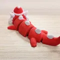 Santa Dragon - Figure móc khóa khớp nối (Articulated) - Thumbnail 6