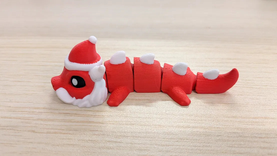 Santa Dragon - Figure móc khóa khớp nối (Articulated) - Image 8