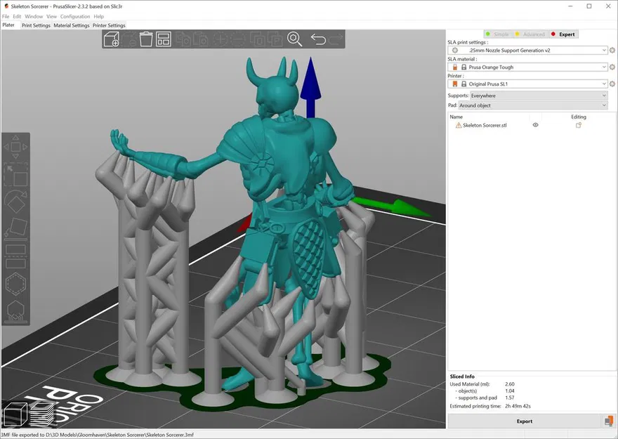 Frosthaven Summon: Proxy Skeleton Sorcerer - Image 3