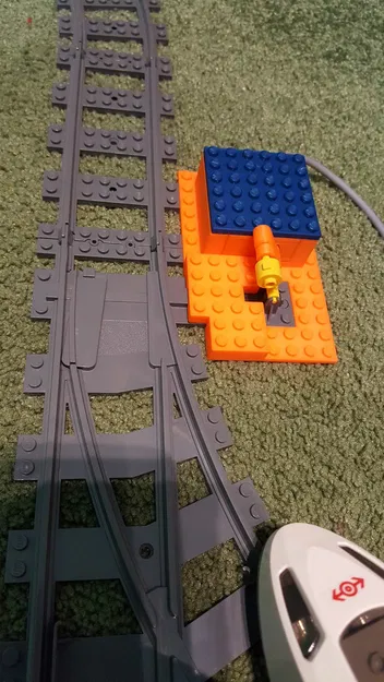 Gá Servo Cho Đường Rẽ Lego Train Switch (Lego Train Switch Servo Mount) - Image 1