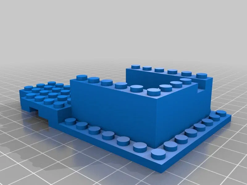 Gá Servo Cho Đường Rẽ Lego Train Switch (Lego Train Switch Servo Mount) - Image 3