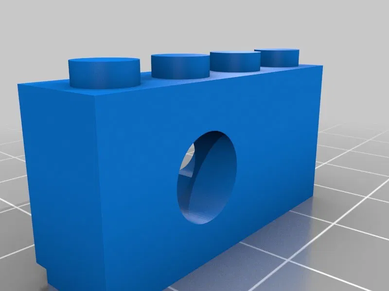 Gá Servo Cho Đường Rẽ Lego Train Switch (Lego Train Switch Servo Mount) - Image 4