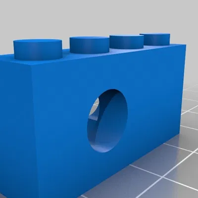 Gá Servo Cho Đường Rẽ Lego Train Switch (Lego Train Switch Servo Mount)