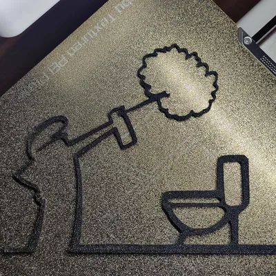 Móc Treo Cửa “WC” Vui Nhộn – La Linea Balum 148