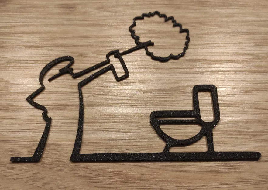 Móc Treo Cửa “WC” Vui Nhộn – La Linea Balum 148 - Image 3