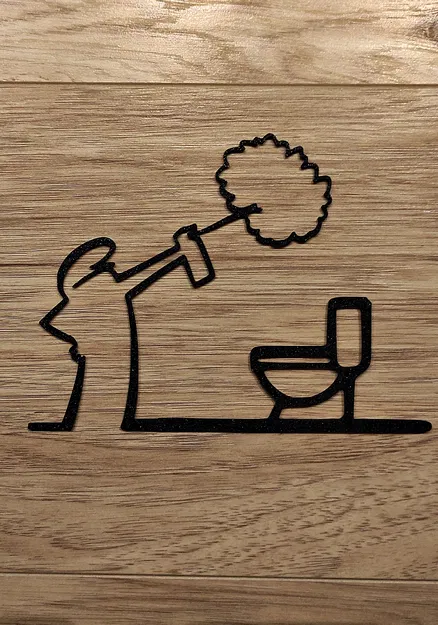 Móc Treo Cửa “WC” Vui Nhộn – La Linea Balum 148 - Image 4