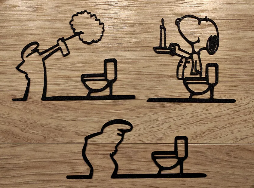 Móc Treo Cửa “WC” Vui Nhộn – La Linea Balum 148 - Image 5