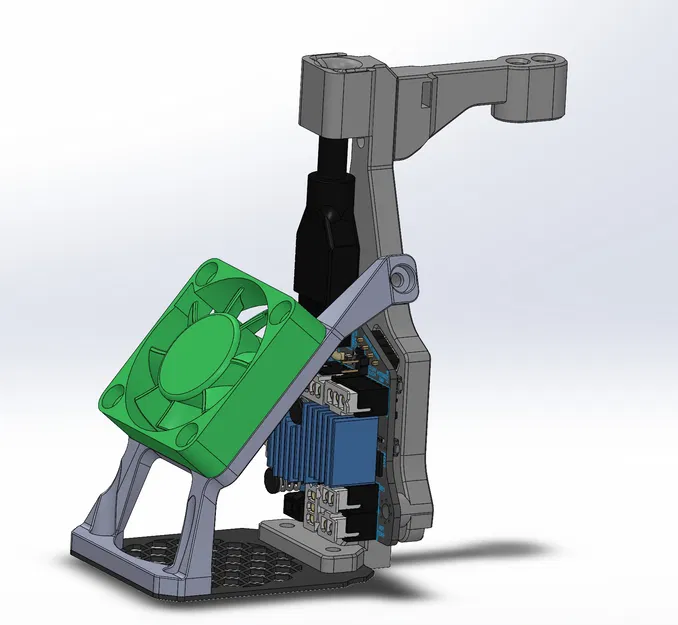 Ngàm gắn quạt Vcore4 Orbitool O2S (Vcore4 Orbitool O2S Fan Mount) - Image 2