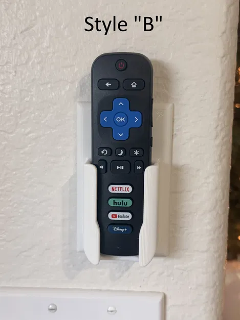 Giá treo remote Roku dạng wall plate (Roku Remote Wall Plate Holder) - Image 6