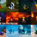 Mô hình mini Pokemon Vaporeon - Thumbnail 2