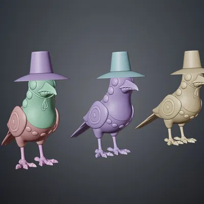 KPop Demon Hunters – Sussie chim ác là (Magpie Bird) | Mẫu 3D in được