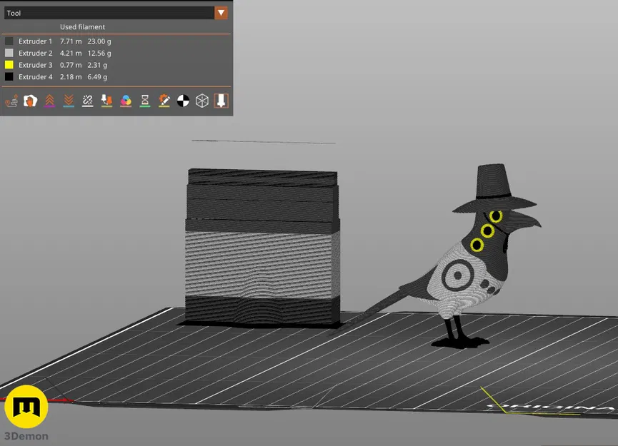 KPop Demon Hunters – Sussie chim ác là (Magpie Bird) | Mẫu 3D in được - Image 6