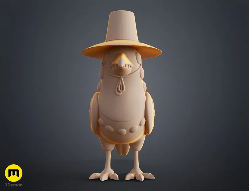 KPop Demon Hunters – Sussie chim ác là (Magpie Bird) | Mẫu 3D in được - Image 10