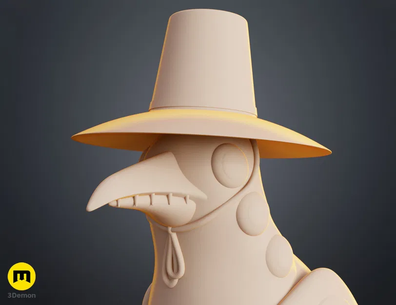 KPop Demon Hunters – Sussie chim ác là (Magpie Bird) | Mẫu 3D in được - Image 11