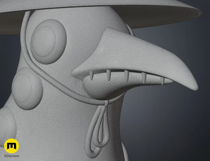 KPop Demon Hunters – Sussie chim ác là (Magpie Bird) | Mẫu 3D in được - Image 14