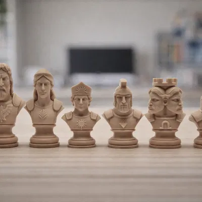Bộ Cờ Vua Các Vị Thần La Mã (Roman Gods Chess Set)