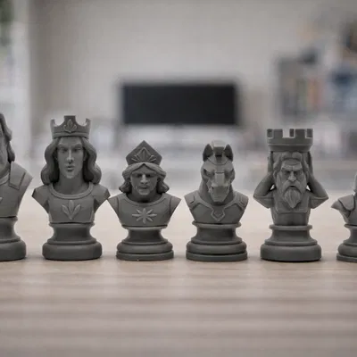 Bộ Cờ Vua Thần Hy Lạp (Greek Gods Chess Set)