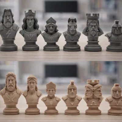 Bộ Cờ Vua Thần Hy Lạp (Greek Gods Chess Set)
