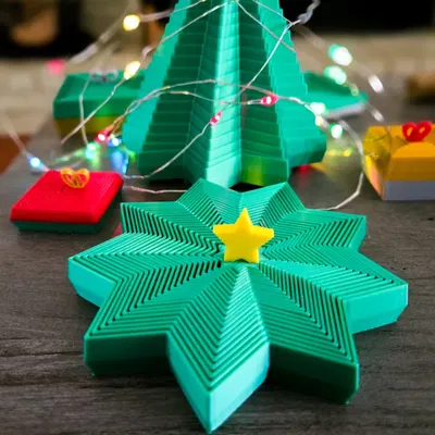 Đồ chơi Fidget Cây Thông Noel Bung Nở (Chrismas Tree Expanding Fidget Toy)