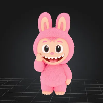 PİNK LABUBU (Pink) 14 cm