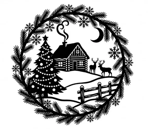 Giáng Sinh - Trang Trí Treo Tường / Trang Trí Năm Mới - Image 1