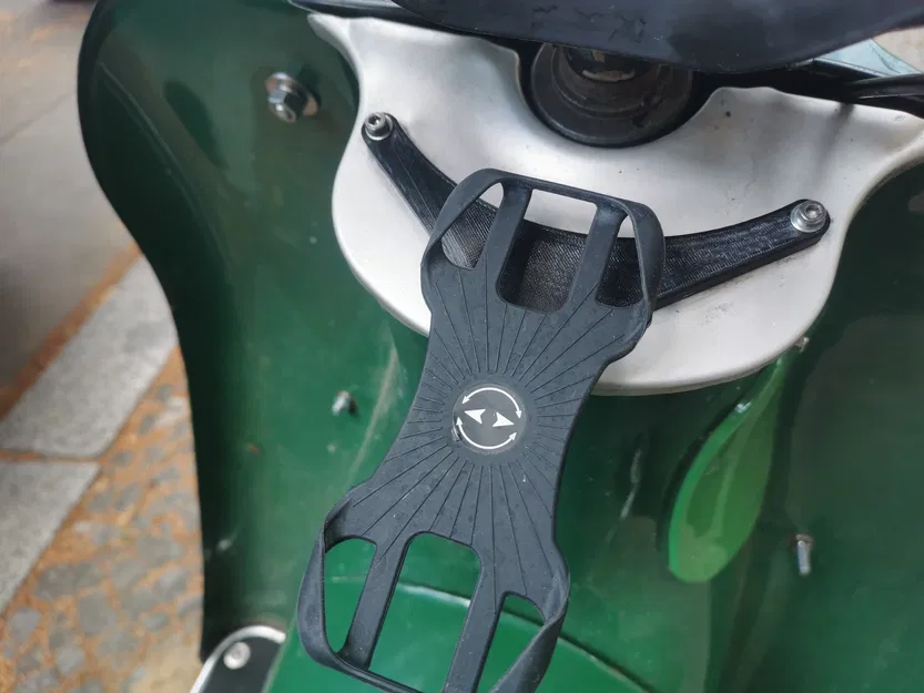 Giá đỡ smartphone cho Simson Schwalbe (adapter gắn lên nắp cầu chì) - Image 1