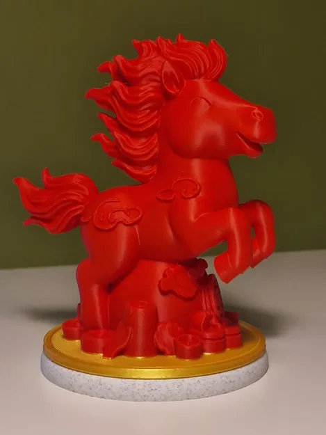 Tượng Ngựa Lửa Kawaii – Tết Nguyên Đán - Image 1