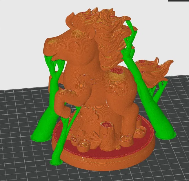 Tượng Ngựa Lửa Kawaii – Tết Nguyên Đán - Image 3