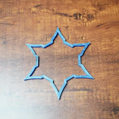 Móc Trang Trí Cây Thông Noel Bông Tuyết Voronoi