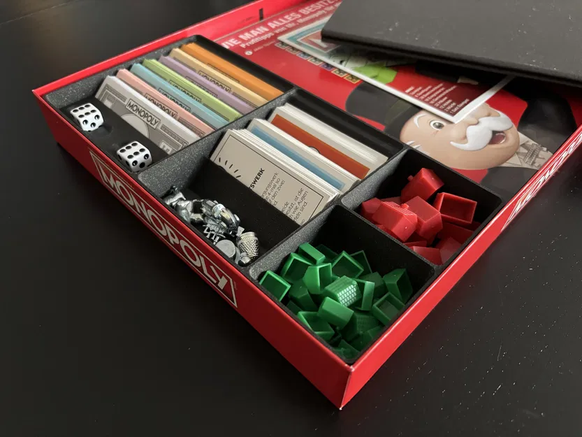 Khay Organizer Monopoly | Tray | Inlay | Box | 255x125x37 - Image 1